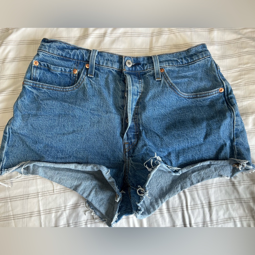 Levi's Blue Jean Shorts